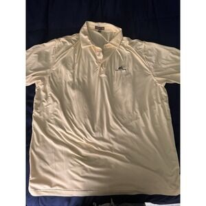 Peter Millar Summer Comfort Yellow Golf polo size XL